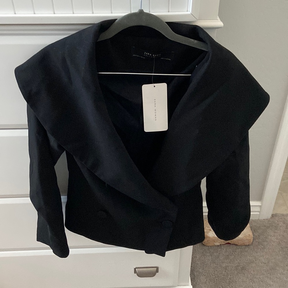 Zara BasicDouble-Breasted Blazer